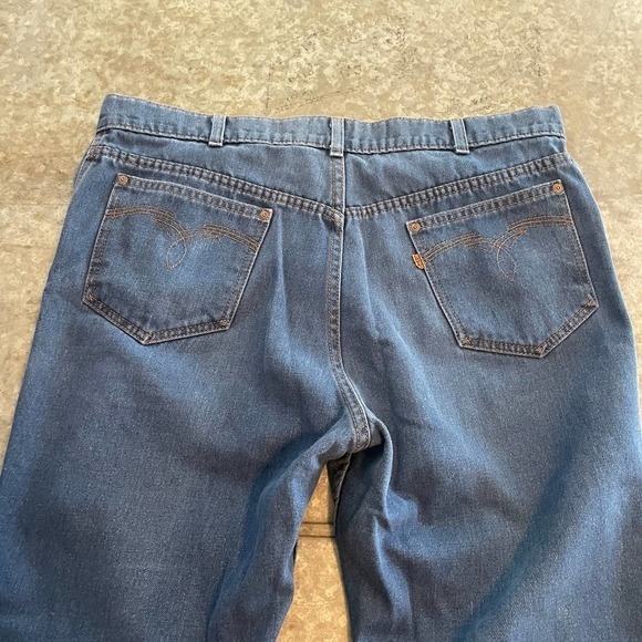Vintage Levi’s For Men Skosh More Comfort Orange Tab Denim Jeans Mens 36 / 37 - Picture 12 of 16